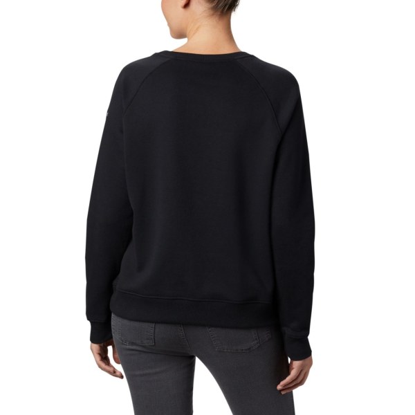 Mikiny Columbia Hart Mountain Long Sleeve Grafika Crew Damske Čierne | SK-GOB-870953