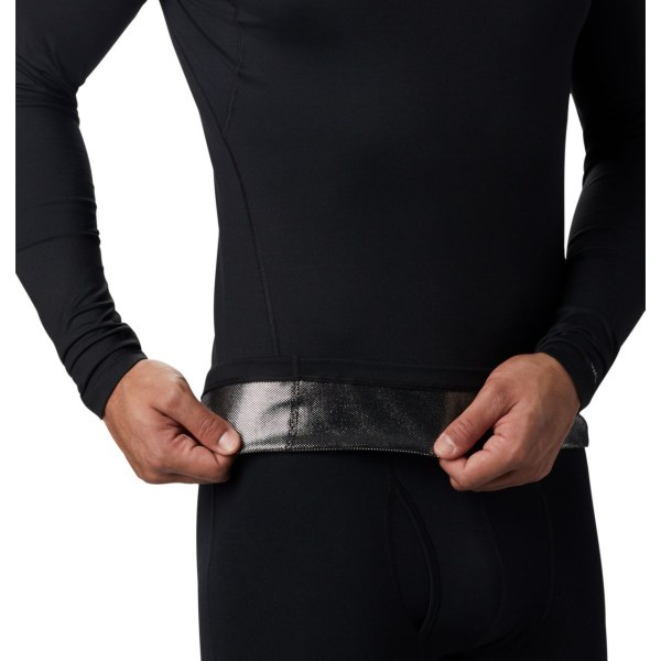 Mikiny Columbia Heavyweight Stretch Long Sleeve Panske Čierne | SK-DSA-345192