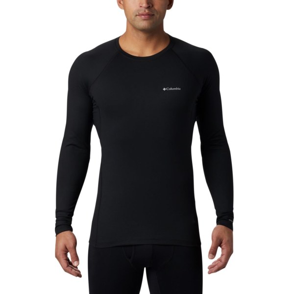 Mikiny Columbia Heavyweight Stretch Long Sleeve Panske Čierne | SK-DSA-345192