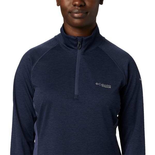 Mikiny Columbia Irico Half-Zip Damske Námornícka Modrá | SK-CMJ-432169