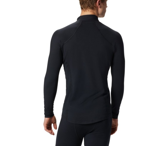 Mikiny Columbia Midweight Stretch Long Sleeve Baselayer Half Zip Panske Čierne | SK-EQM-491075