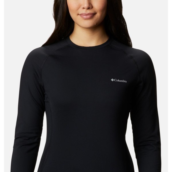 Mikiny Columbia Omni-Heat 3D Knit Crew II Baselayer Damske Čierne | SK-EGS-984075