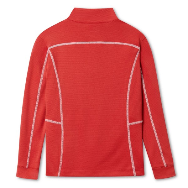 Mikiny Columbia Omni-Wick Shotgun Quarter Zip Long Sleeve Chlapcenske Červené | SK-WQU-409756