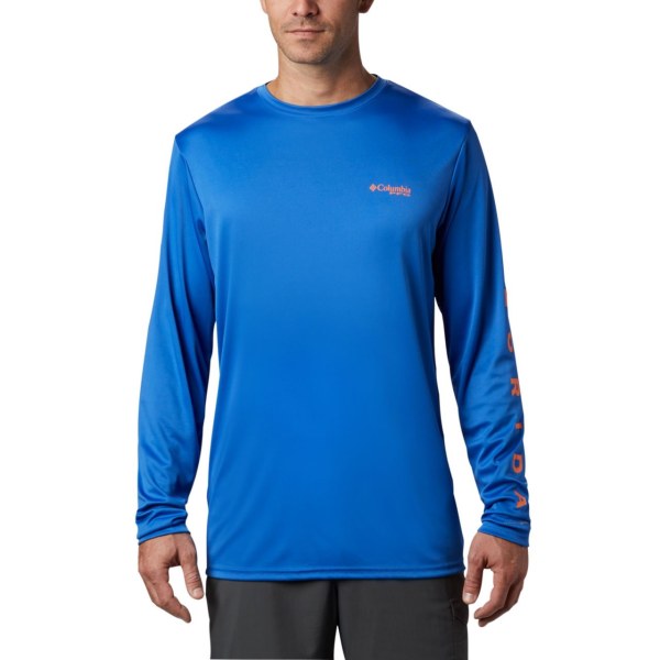 Mikiny Columbia PFG Terminal Tackle Destination Long Sleeve Panske Modre | SK-NDJ-594216