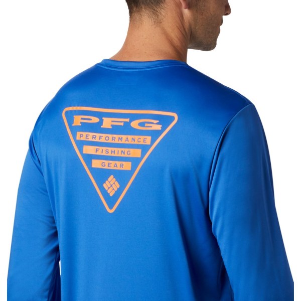 Mikiny Columbia PFG Terminal Tackle Destination Long Sleeve Panske Modre | SK-NDJ-594216