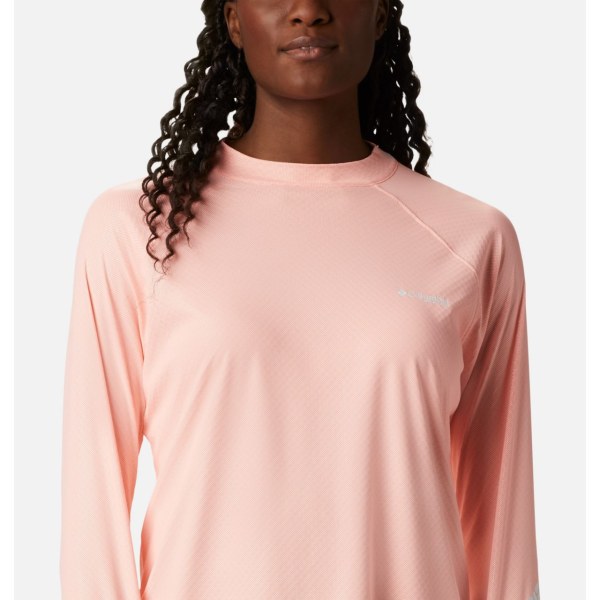 Mikiny Columbia PFG Tidal Deflector Zero Mock Long Sleeve Damske Ruzove | SK-ICB-918734