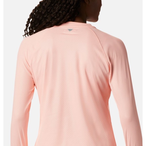 Mikiny Columbia PFG Tidal Deflector Zero Mock Long Sleeve Damske Ruzove | SK-ICB-918734
