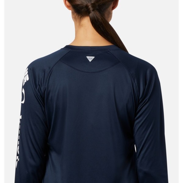 Mikiny Columbia PFG Tidal II Long Sleeve Damske Námornícka Modrá Biele | SK-NMF-146938