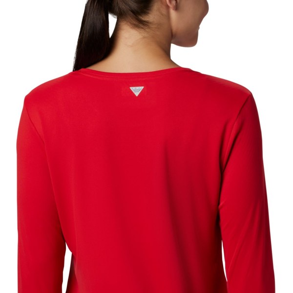 Mikiny Columbia PFG Zero Long Sleeve Damske Červené | SK-RLW-748069