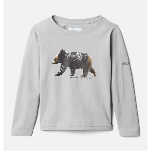 Mikiny Columbia Primrose Hill Long Sleeve Grafika Dievcenske Siva | SK-JFD-693517