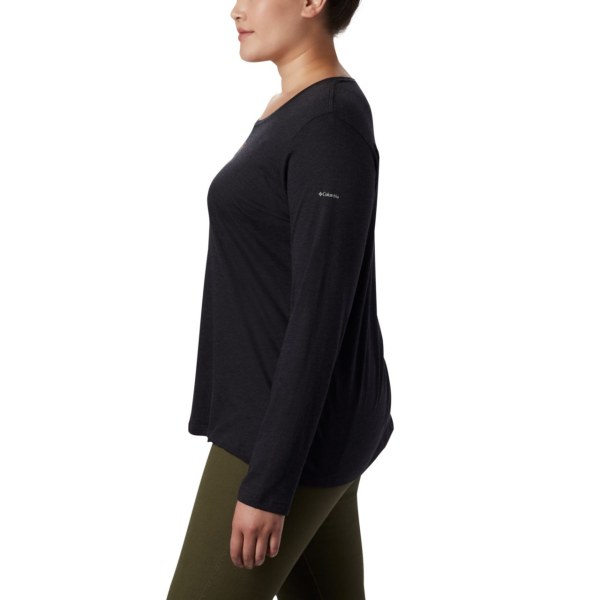 Mikiny Columbia Ruby Falls Long Sleeve Plus Size Damske Čierne | SK-JHF-352718