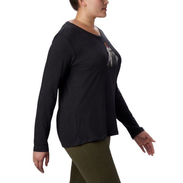Mikiny Columbia Ruby Falls Long Sleeve Plus Size Damske Čierne | SK-JHF-352718