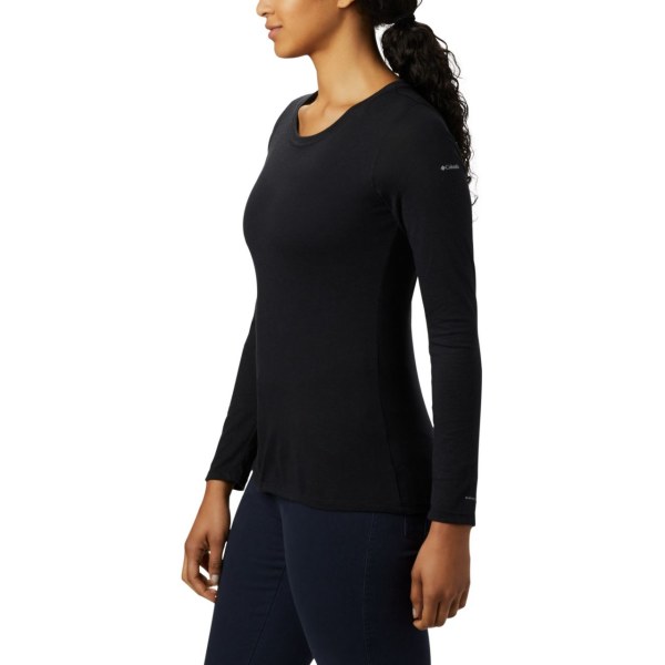 Mikiny Columbia Solar Shield Long Sleeve Plus Size Damske Čierne | SK-OTM-329680