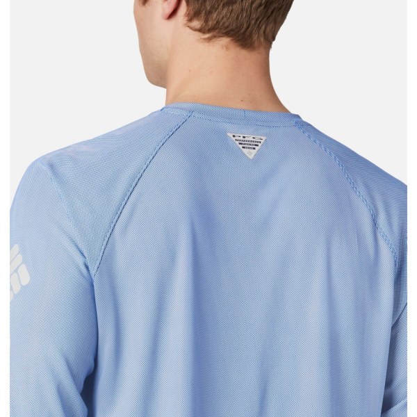 Mikiny Columbia Terminal Deflector Long Sleeve Panske Modre Siva | SK-PZH-218364