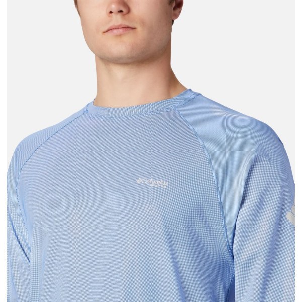 Mikiny Columbia Terminal Deflector Long Sleeve Panske Modre Siva | SK-PZH-218364