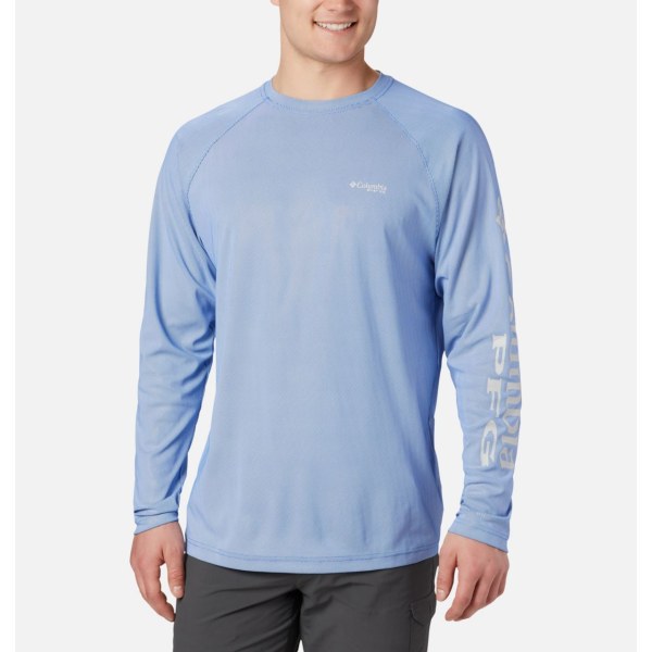 Mikiny Columbia Terminal Deflector Long Sleeve Panske Modre Siva | SK-PZH-218364