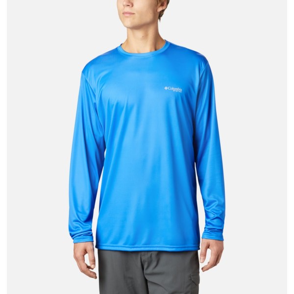 Mikiny Columbia Terminal Tackle PFG State Triangle Long Sleeve Vysoke Panske Modre | SK-QVR-573048