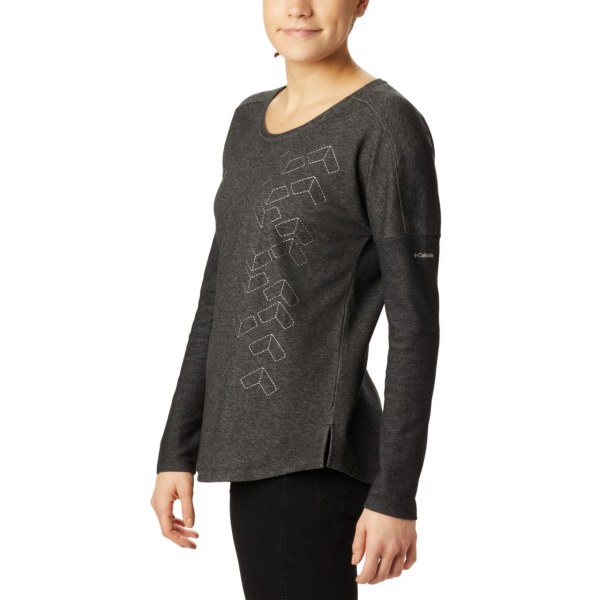 Mikiny Columbia Times Two Novelty Knit Long Sleeve Damske Čierne | SK-MHT-362450