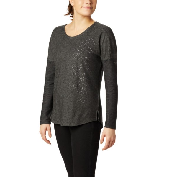 Mikiny Columbia Times Two Novelty Knit Long Sleeve Damske Čierne | SK-MHT-362450