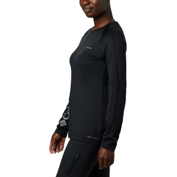 Mikiny Columbia Windgates Long Sleeve Damske Čierne | SK-KNA-605219