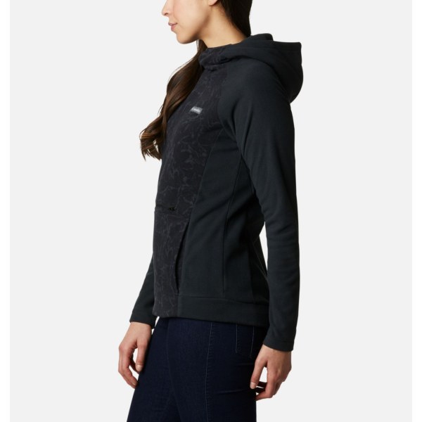Mikiny S Kapucňou Columbia Ali Peak S Kapucňou Fleece Damske Čierne | SK-CHF-780423