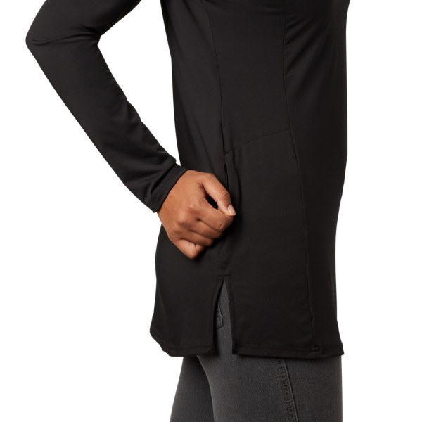 Mikiny S Kapucňou Columbia Chill River S Kapucňou Tunic Damske Čierne | SK-PWF-061349
