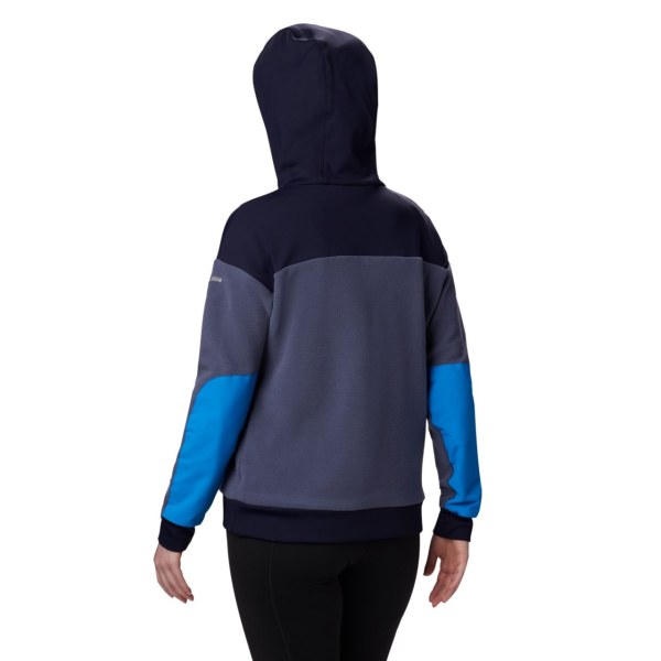 Mikiny S Kapucňou Columbia Exploration Fleece Anorak Damske Námornícka Modrá | SK-TMK-184036