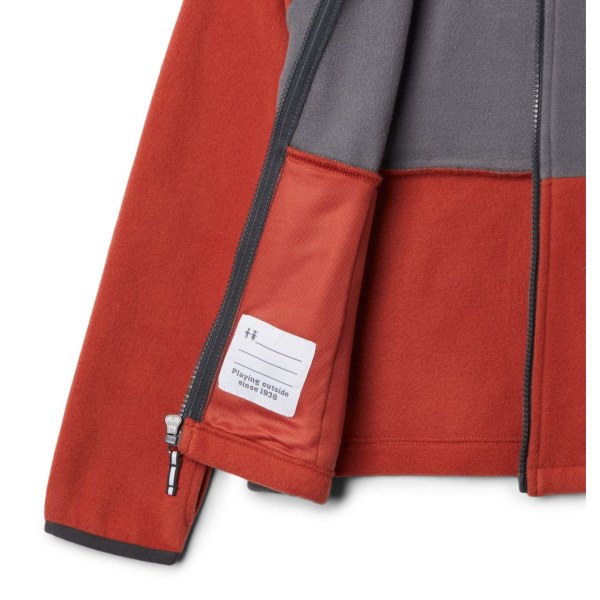 Mikiny S Kapucňou Columbia Fast Trek II Full-Zip Fleece Chlapcenske Siva Červené | SK-VYQ-024731