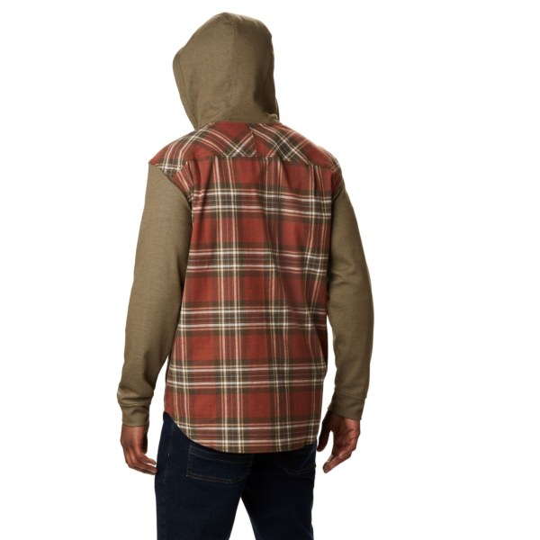 Mikiny S Kapucňou Columbia Flare Gun Stretch Panske Červené Hnede | SK-BRT-657829