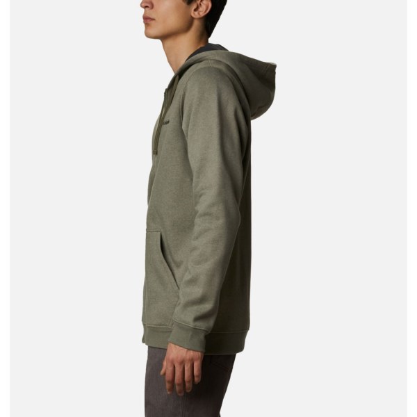 Mikiny S Kapucňou Columbia Hart Mountain Full Zip Vysoke Panske Siva Zelene | SK-KIB-689015