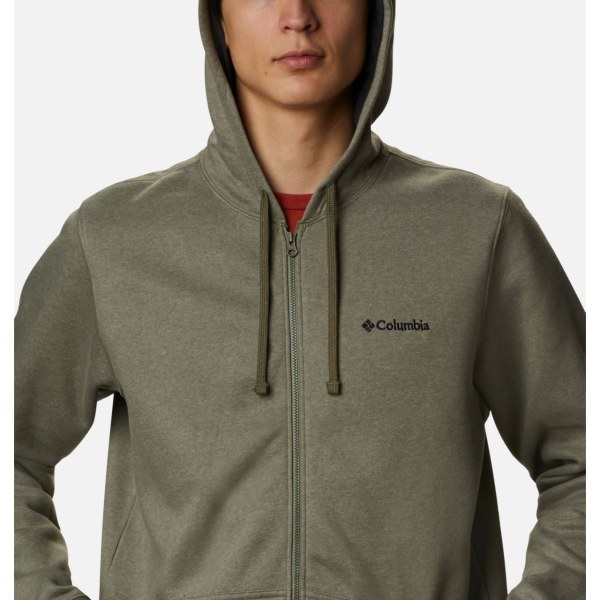 Mikiny S Kapucňou Columbia Hart Mountain Full Zip Vysoke Panske Siva Zelene | SK-KIB-689015
