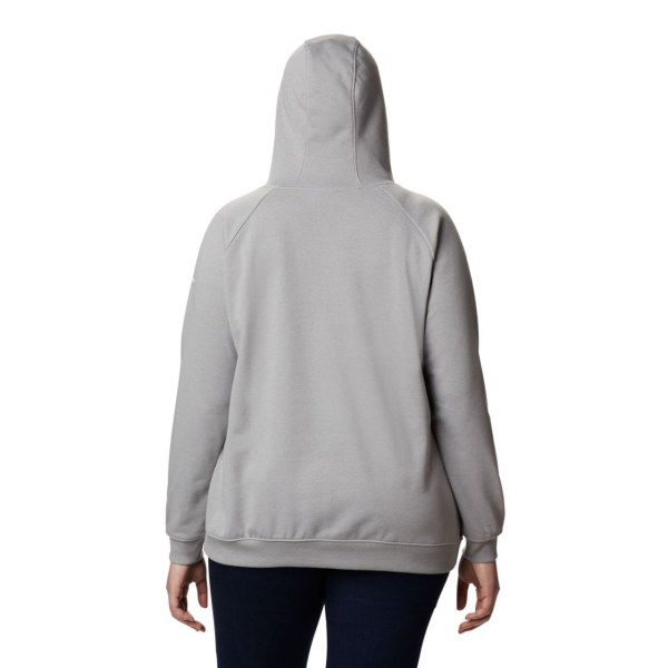 Mikiny S Kapucňou Columbia Logo French Terry Plus Size Damske Siva | SK-HQW-386105