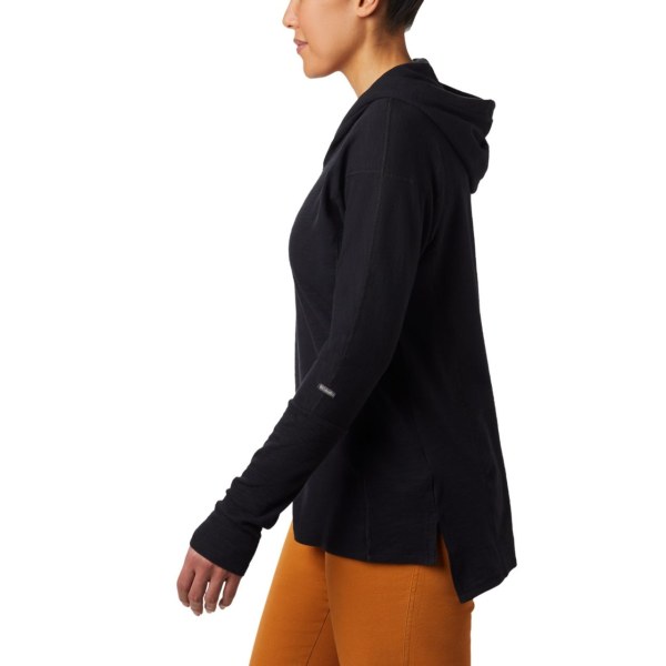 Mikiny S Kapucňou Columbia Longer Days Damske Čierne | SK-GYI-630894