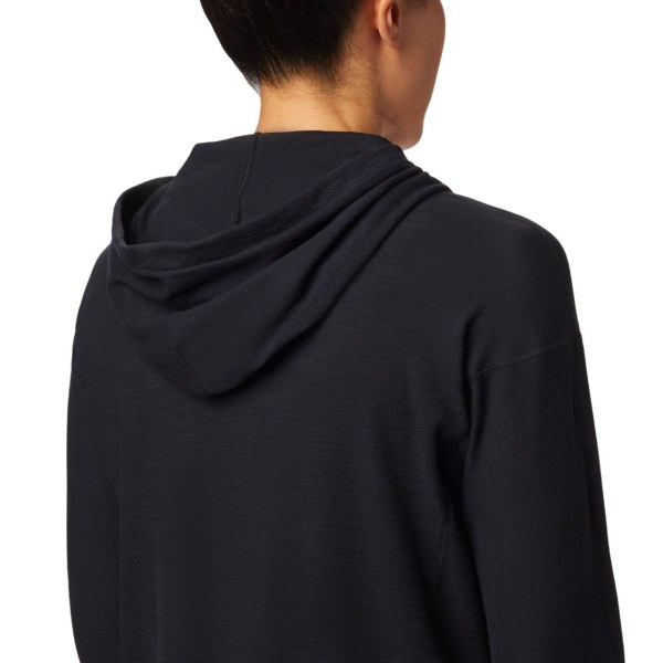 Mikiny S Kapucňou Columbia Longer Days Damske Čierne | SK-GYI-630894
