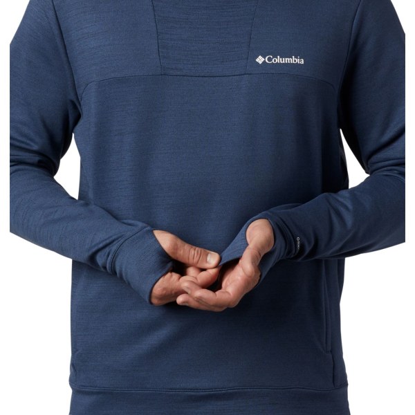 Mikiny S Kapucňou Columbia Maxtrail Stredná Vrstva Panske Tmavo Modre | SK-QGP-725603
