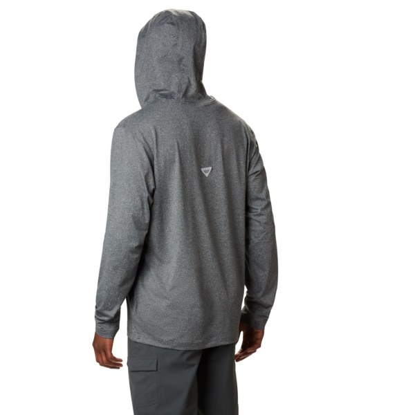 Mikiny S Kapucňou Columbia PFG Slack Tide Henley Panske Čierne | SK-WUB-489607