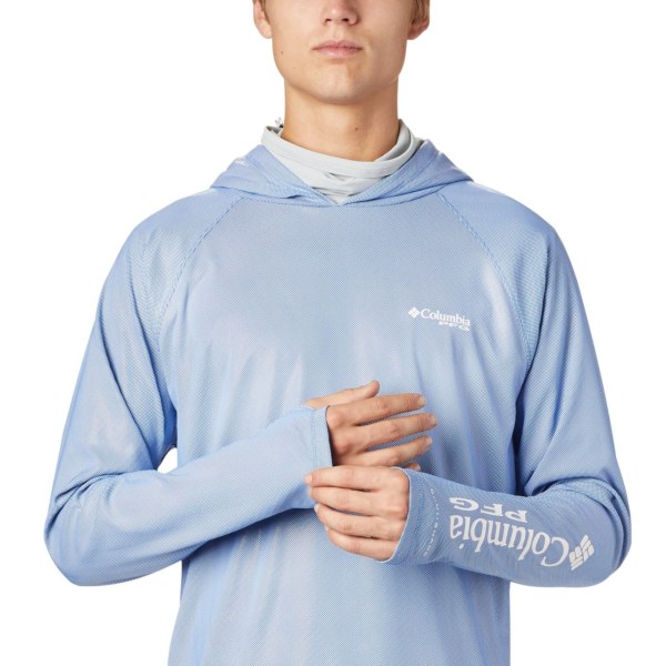 Mikiny S Kapucňou Columbia PFG Terminal Deflector Zero Panske Modre | SK-HBU-746025