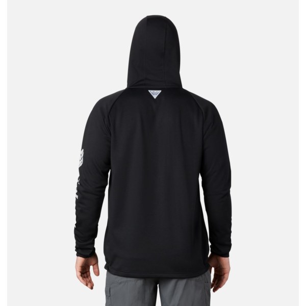 Mikiny S Kapucňou Columbia PFG Terminal Tackle Fleece Full Zip Panske Čierne Siva | SK-OYB-298645