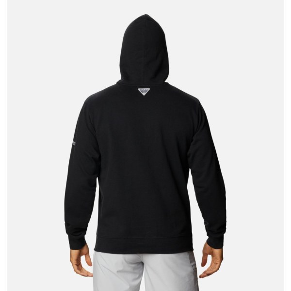Mikiny S Kapucňou Columbia PFG Triangle Panske Čierne Siva | SK-KUD-690238
