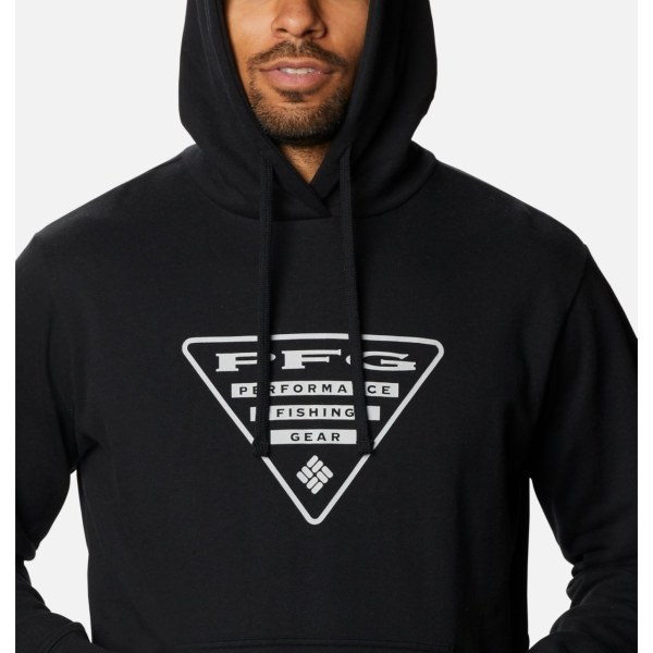 Mikiny S Kapucňou Columbia PFG Triangle Panske Čierne Siva | SK-KUD-690238