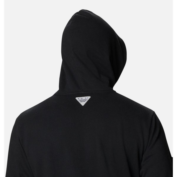 Mikiny S Kapucňou Columbia PFG Triangle Panske Čierne Siva | SK-KUD-690238