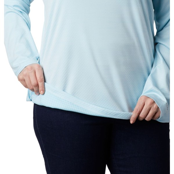 Mikiny S Kapucňou Columbia PFG Zero Rules Plus Size Damske Modre | SK-IYQ-138247
