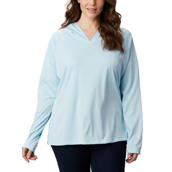 Mikiny S Kapucňou Columbia PFG Zero Rules Plus Size Damske Modre | SK-IYQ-138247