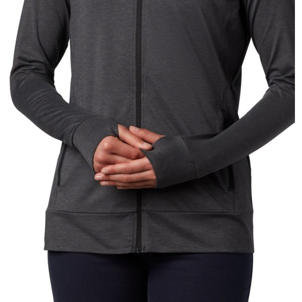 Mikiny S Kapucňou Columbia Place To Place II Full Zip Damske Čierne | SK-LOB-049186