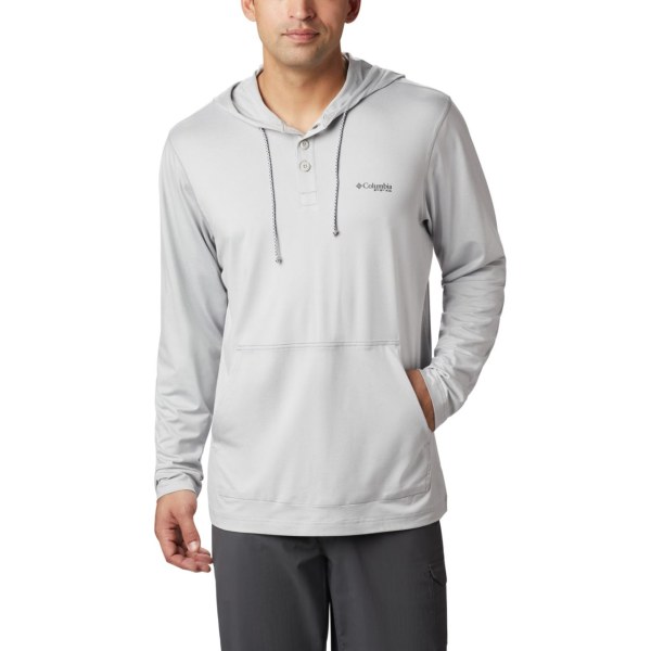 Mikiny S Kapucňou Columbia Slack Tide Henley Panske Siva | SK-EUW-581967