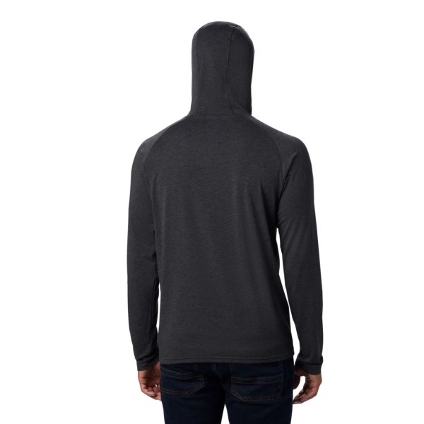 Mikiny S Kapucňou Columbia Trailove Shaker III Long Sleeve Panske Tmavo Siva | SK-NAU-421589