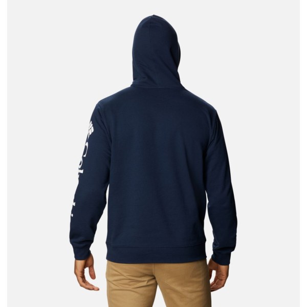 Mikiny S Kapucňou Columbia Viewmont II Sleeve Grafika Big Panske Námornícka Modrá Biele | SK-AMH-768925