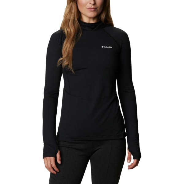Mikiny S Kapucňou Columbia Zimná Power S Kapucňou Knit Damske Čierne | SK-FGU-540673
