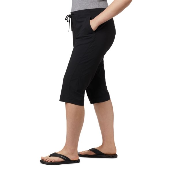 Nohavice Columbia Anytime Outdoorove Capri Plus Sizes Damske Čierne | SK-OBJ-148627