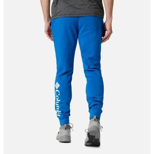 Nohavice Columbia CSC Logo Fleece Jogger II Panske Svetlo Indigo Biele | SK-FIY-417085